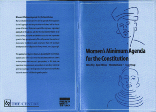 Women's minimum agenda for the constitution