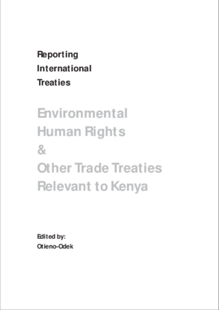 Environmental human rights & other trade treaties relevant to Kenya