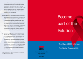 Become part of the solution