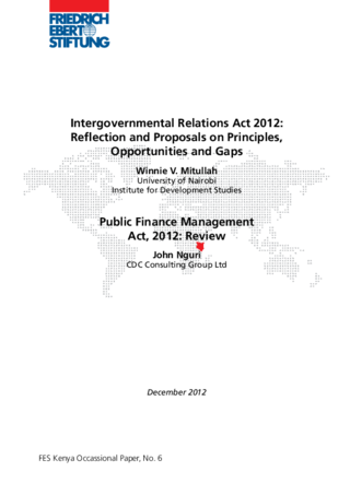 Intergovernmental relations act 2012