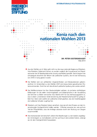 Kenia nach den nationalen Wahlen 2013
